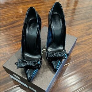 Gucci patent leather heels